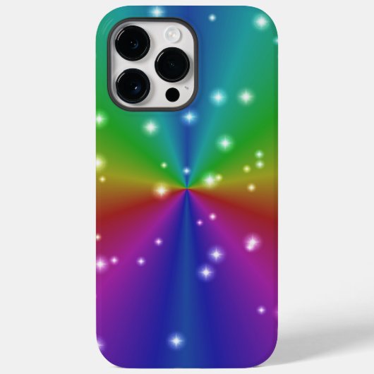 Regenboog met sterren Case-Mate iPhone case (Achterkant)
