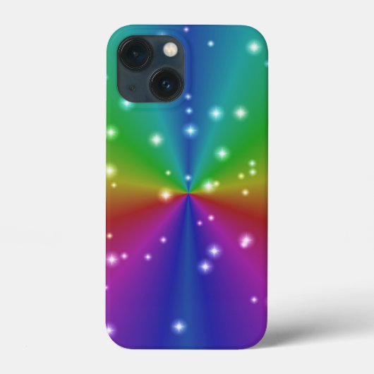 Regenboog met sterren Case-Mate iPhone case (Achterkant)