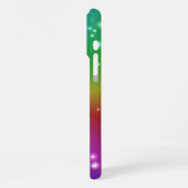 Regenboog met sterren iPhone hoesje (Linkerkant)