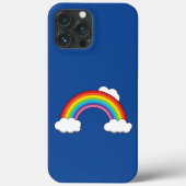 Regenboog met witte wolken Case-Mate iPhone case (Achterkant)