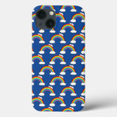 Regenboog met witte wolken Case-Mate iPhone case (Achterkant)