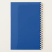 Regenboog met witte wolken planner (Achterkant)