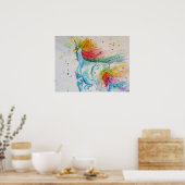 Regenboog Mijn Paard is een Eenhoorn Mooie Poster (Keuken)