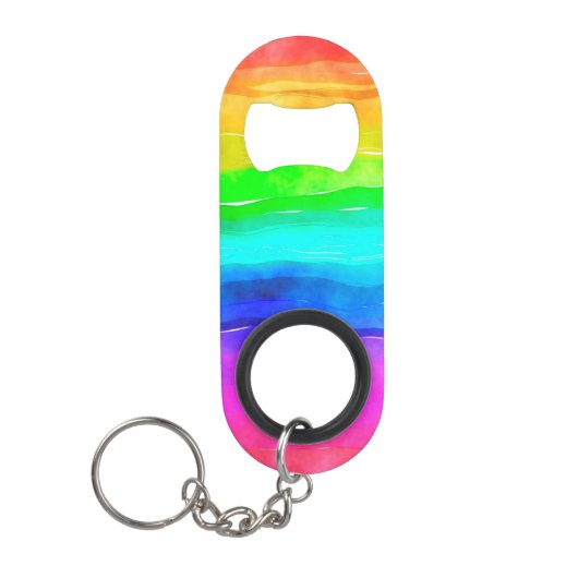 Regenboog Mini Flessenopener (Voorkant)