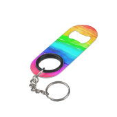 Regenboog Mini Flessenopener (Achterkant Gekanteld)