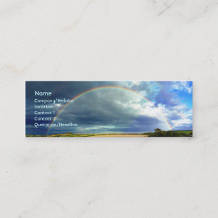 Regenboog Mini Visitekaartje