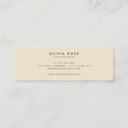 regenboog mini visitekaartje (Achterkant)