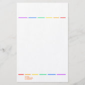 Regenboog minimaal briefpapier (Voorkant)
