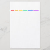 Regenboog minimaal briefpapier (Achterkant)
