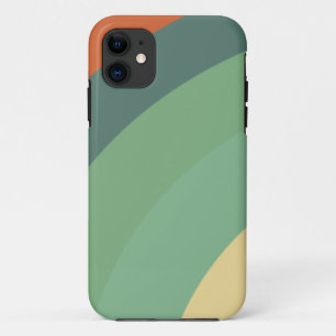 Regenboog Minimalistische Strepen Handgemaakt Case-Mate iPhone Case