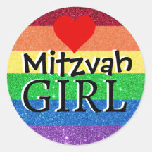 Regenboog Mitzvah-meisje