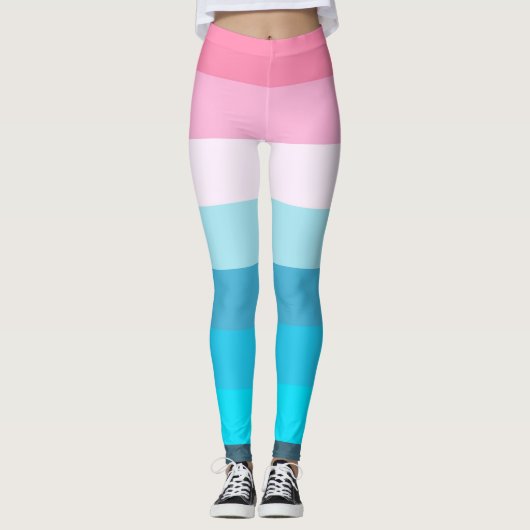 Regenboog Mode Leggings (Voorkant)
