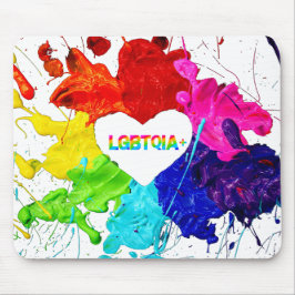 Regenboog Moderne Streep LGBT Muismat