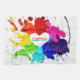 Regenboog Moderne Streep LGBT Theedoek