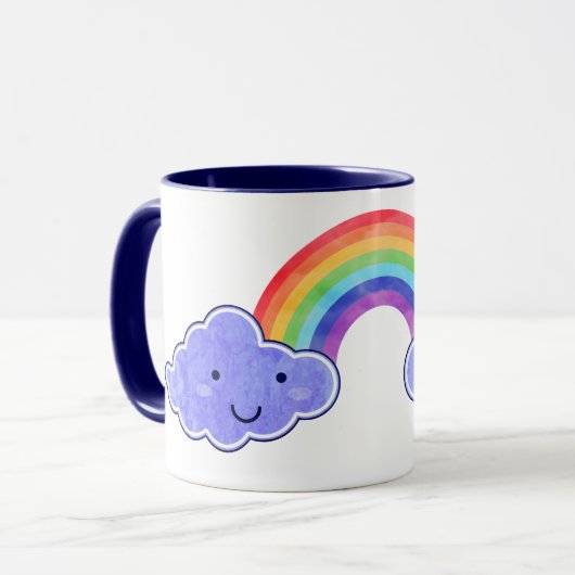 Regenboog Mok (Voorkant links)