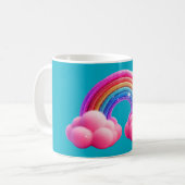 Regenboog mok! koffiemok (Voorkant links)