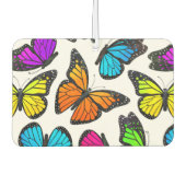 Regenboog Monarch Vlinder Patroon Luchtverfrisser (Voorkant)