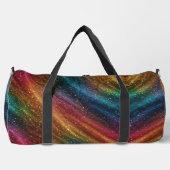 Regenboog Monogram Gestreepte Grote Duffel Tas (Voorkant)