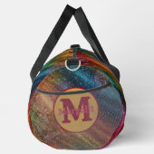 Regenboog Monogram Gestreepte Grote Duffel Tas (Rechts)