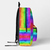 Regenboog Monogram Mooie Waterverf Rugzak (Links)