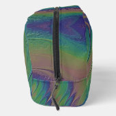 Regenboog Monogram Verf Stijl Dopp Kit Toilettasje (Rechts)