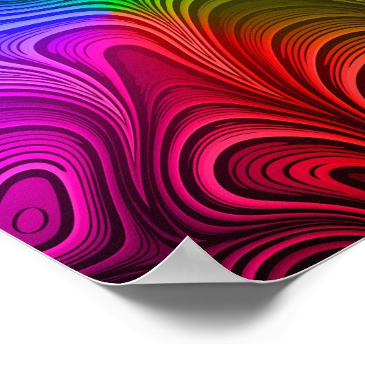 Regenboog mooi poster (Hoek)