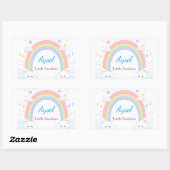 Regenboog Moppie Kinderen Sticker 🌈 (Vel)