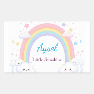 Regenboog Moppie Kinderen Sticker 🌈