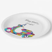 Regenboog Motor Scooter Bromfiets Aangepast berich Papieren Bordje (Gekanteld)