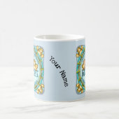 Regenboog motto aangepaste Verpleegkundige mok (Center)