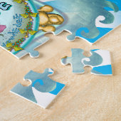 Regenboog motto verpleegkundige legpuzzel (Zijkant)