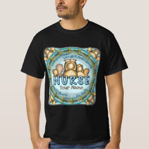 Regenboog motto verpleegkundige t-shirt