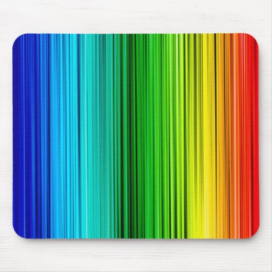 Regenboog/Mousepad Muismat (Voorkant)