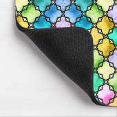 Regenboog mozaïek patroon muismat (Hoek)