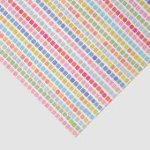 Regenboog mozaïek strepen tissue papier (Detail)