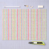 Regenboog mozaïek strepen tissue papier (Craft)