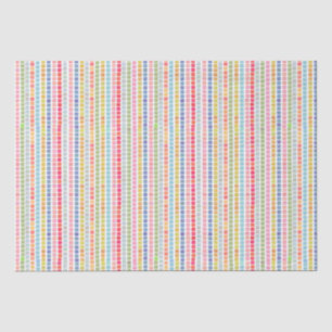 Regenboog mozaïek strepen tissue papier