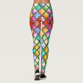 Regenboog mozaïekpatroon leggings (Achterkant)