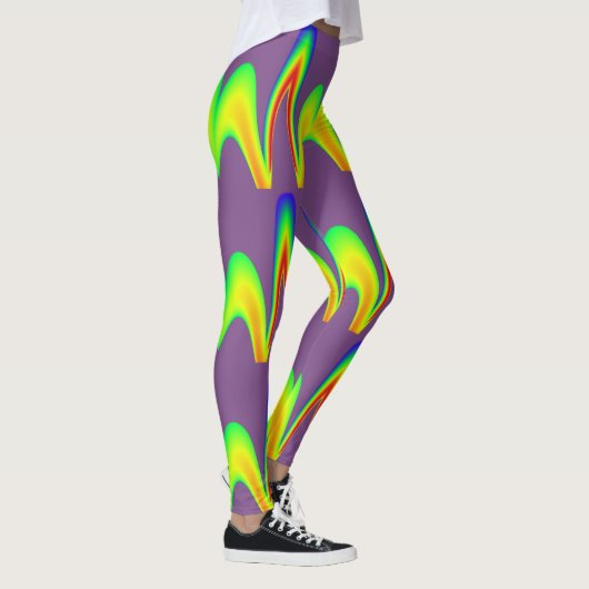 Regenboog M's Leggings (Rechts)