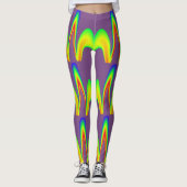 Regenboog M's Leggings (Voorkant)