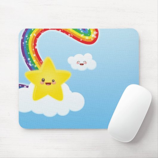 Regenboog Muismat (Met muis)