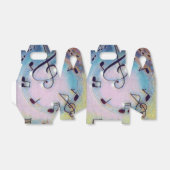 Regenboog muziek notitie gunst doos bedankdoosjes (Uitgevouwen)