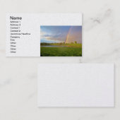 "Regenboog na het Storm" Visitekaartje (Voorkant / Achterkant)