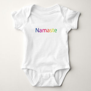 Regenboog Namaste Organic Katoenen Onesie Romper