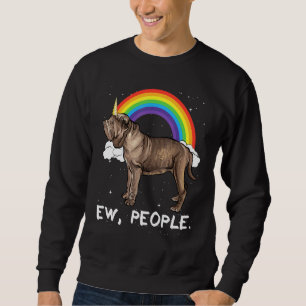 Regenboog Napolitaanse Mastiff Bah Mensen Eenhoorn Trui