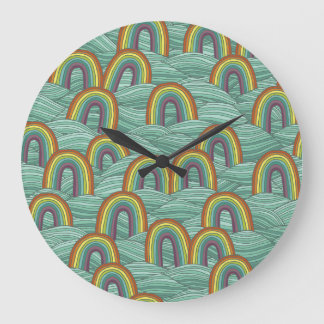 Regenboog Natuur: Handgetekende compositie Grote Klok