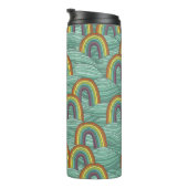 Regenboog Natuur: Handgetekende compositie Thermosbeker (Geroteerd rechts)