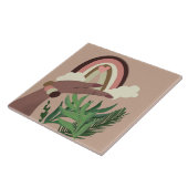 regenboog Natuurlijke groenerij Feminine Hands Tegeltje (Zijkant)