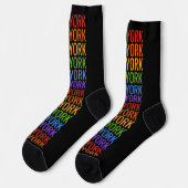 Regenboog NEW YORK Sokken (Links)