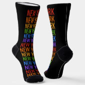 Regenboog NEW YORK Sokken (Gebogen)